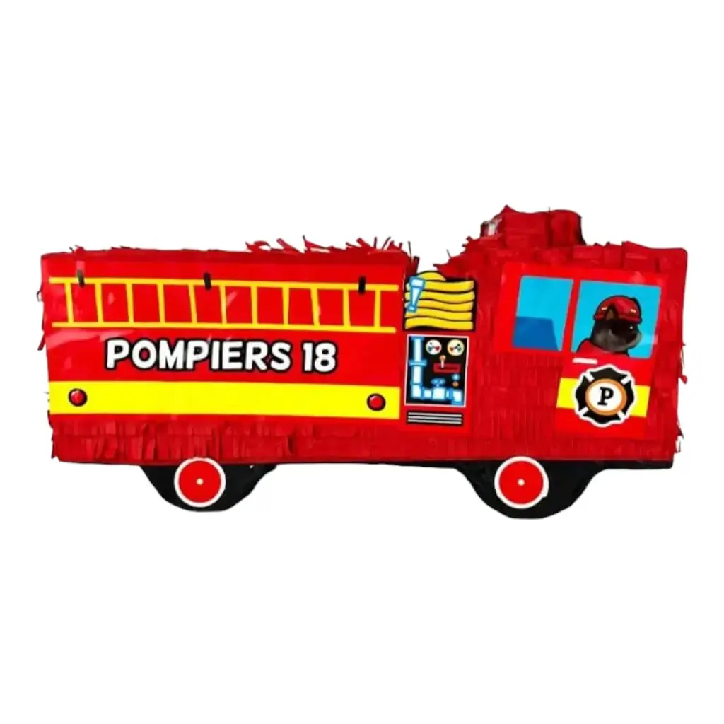 Brandweerwagen Pinata voor kinderen