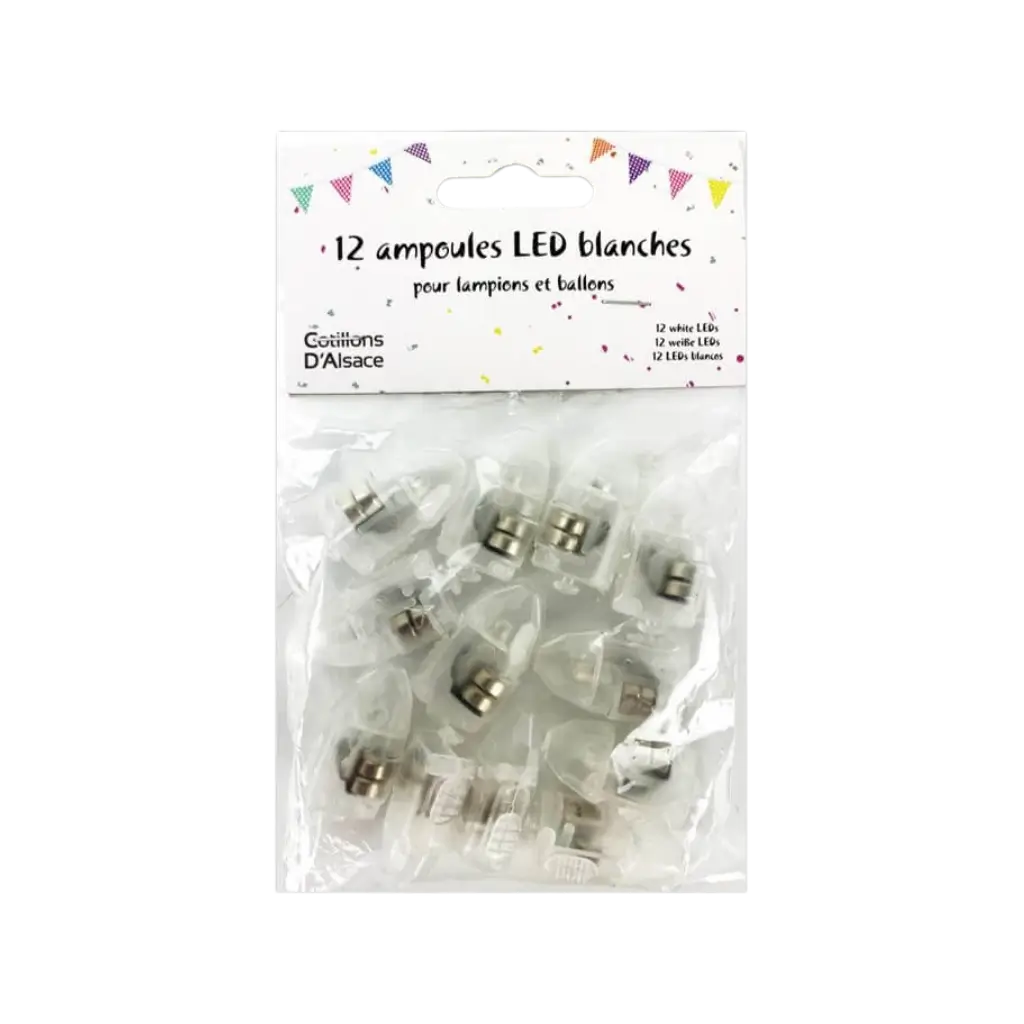 12 mini LED-lampjes voor lantaarns of ballonnen