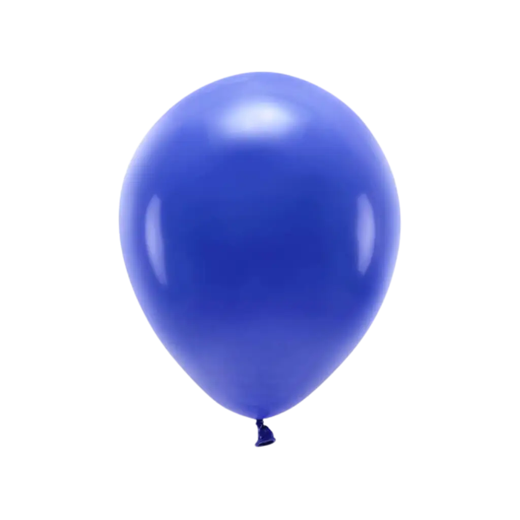 Pak van 100 Pastel 100% Organische Marineblauwe Ballonnen