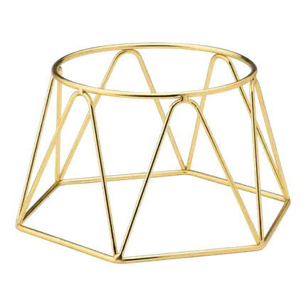 Gouden dienbladhouder - 19cm x 15.5cm