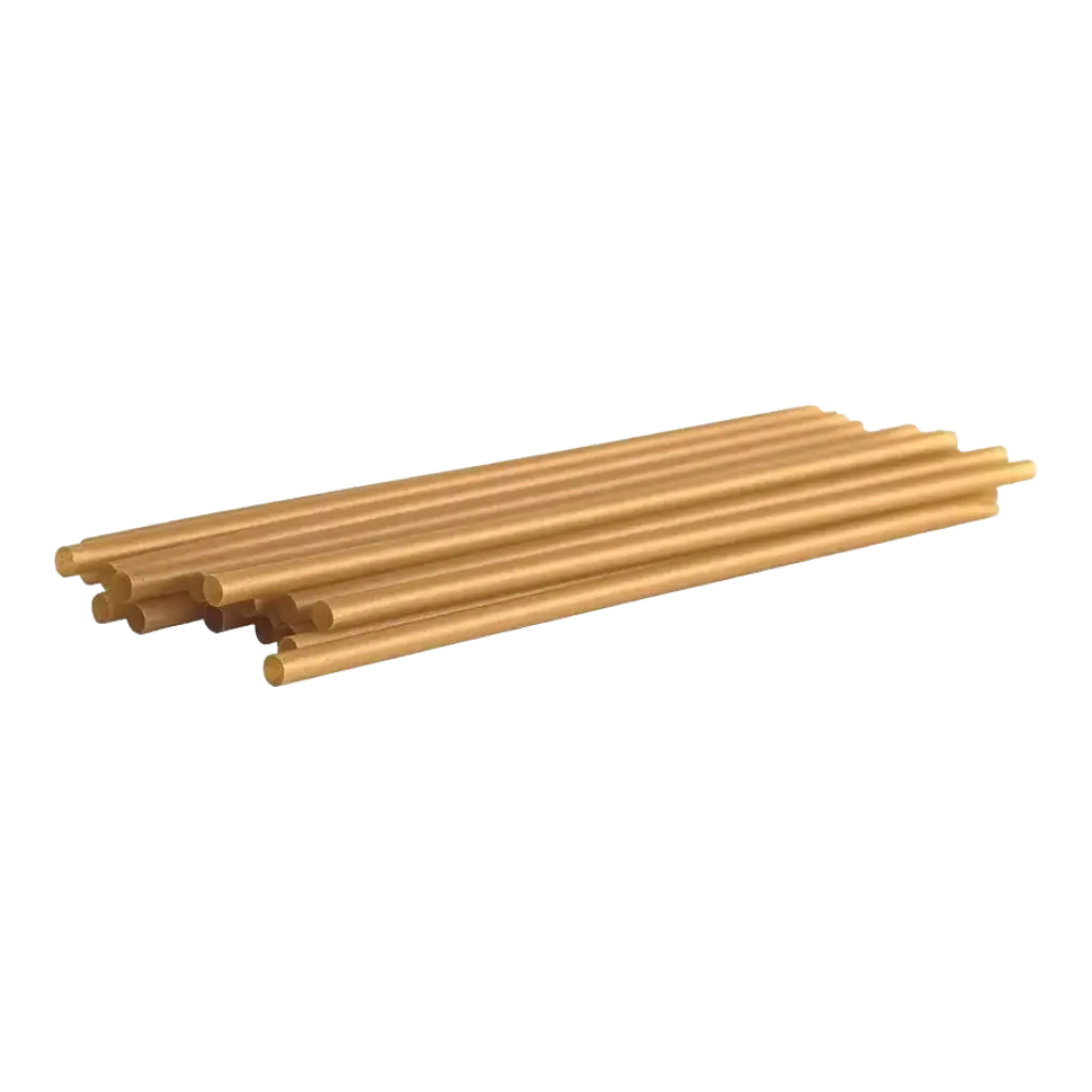 Rietje 20cm ø6mm Biosourced in suikerriet - Doos van 30