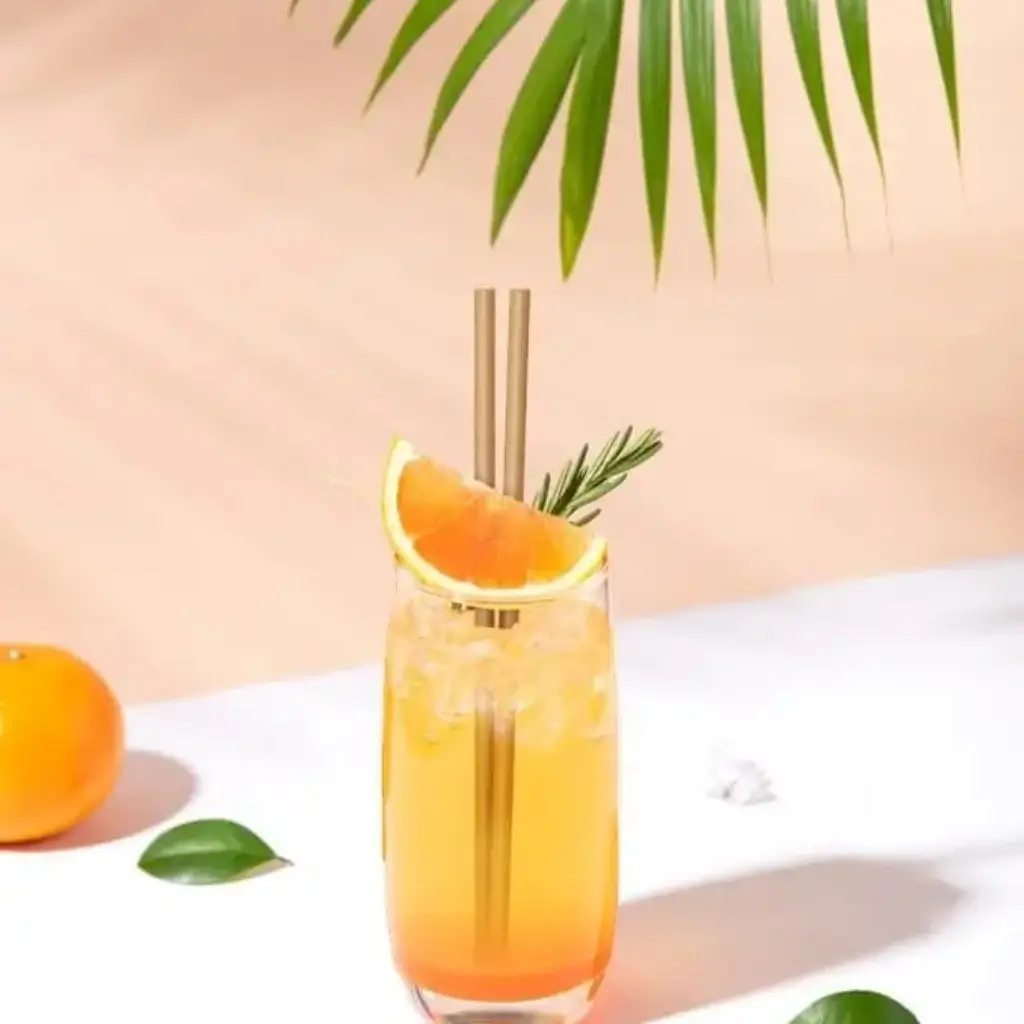 Rietje 20cm ø6mm Biosourced in suikerriet - Doos van 30