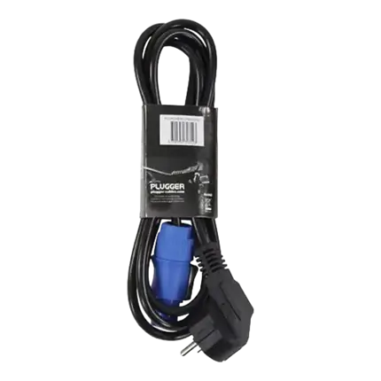 Powercon EU standaard stroomkabel 1,8m Easy - Plugger