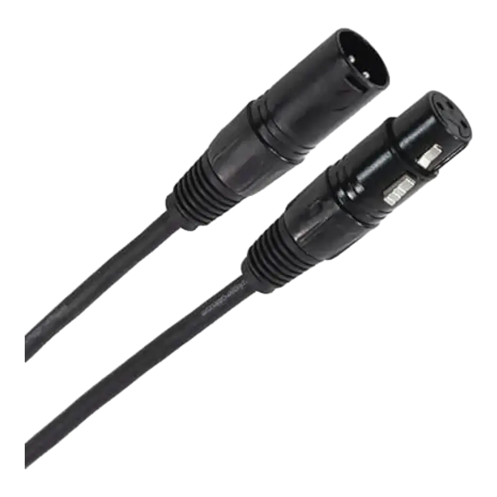 DMX-kabel XLR Female 3b - XLR Male 3b 60cm Easy - Plugger