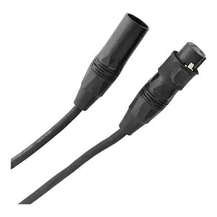 DMX IP65 kabel XLR Female 3b - XLR Male 3b lengte 10m
