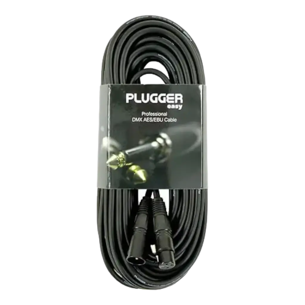 DMX kabel XLR female 3b - XLR male 3b 3m Easy - Plugger