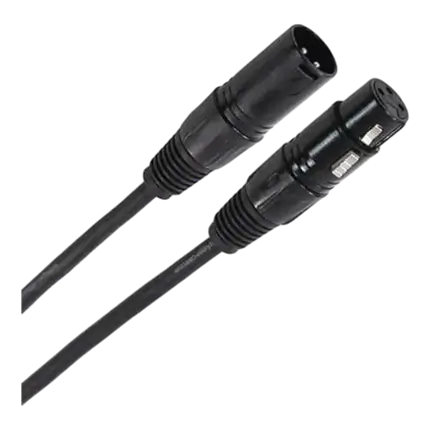 DMX kabel XLR female 3b - XLR male 3b 3m Easy - Plugger