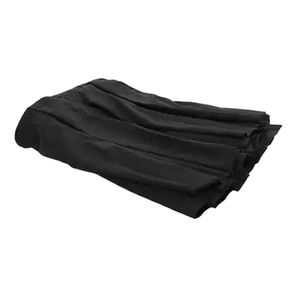 Zwart afdekzeil voor pluggenkoffer - QuickStage Drap 602