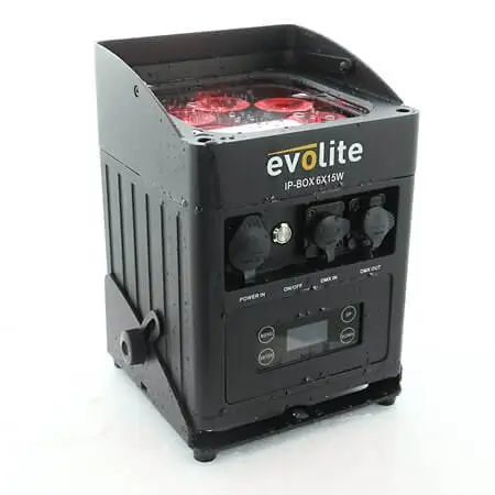 Evolite LED schijnwerpers - IP-BOX 6X15W PACK - Set van 6
