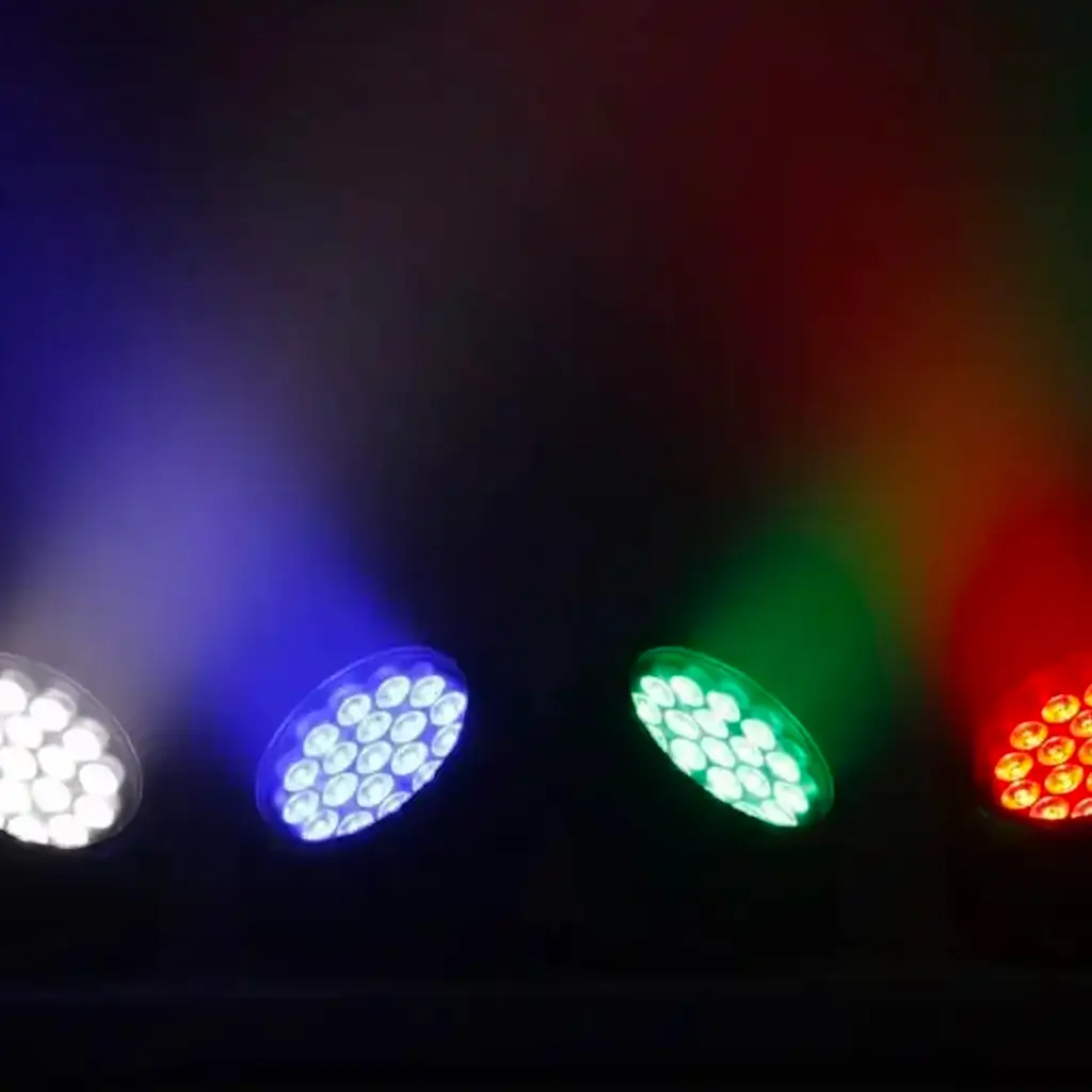 LED PAR schijnwerper met onafhankelijke LED's CLUB-MIX3-IP