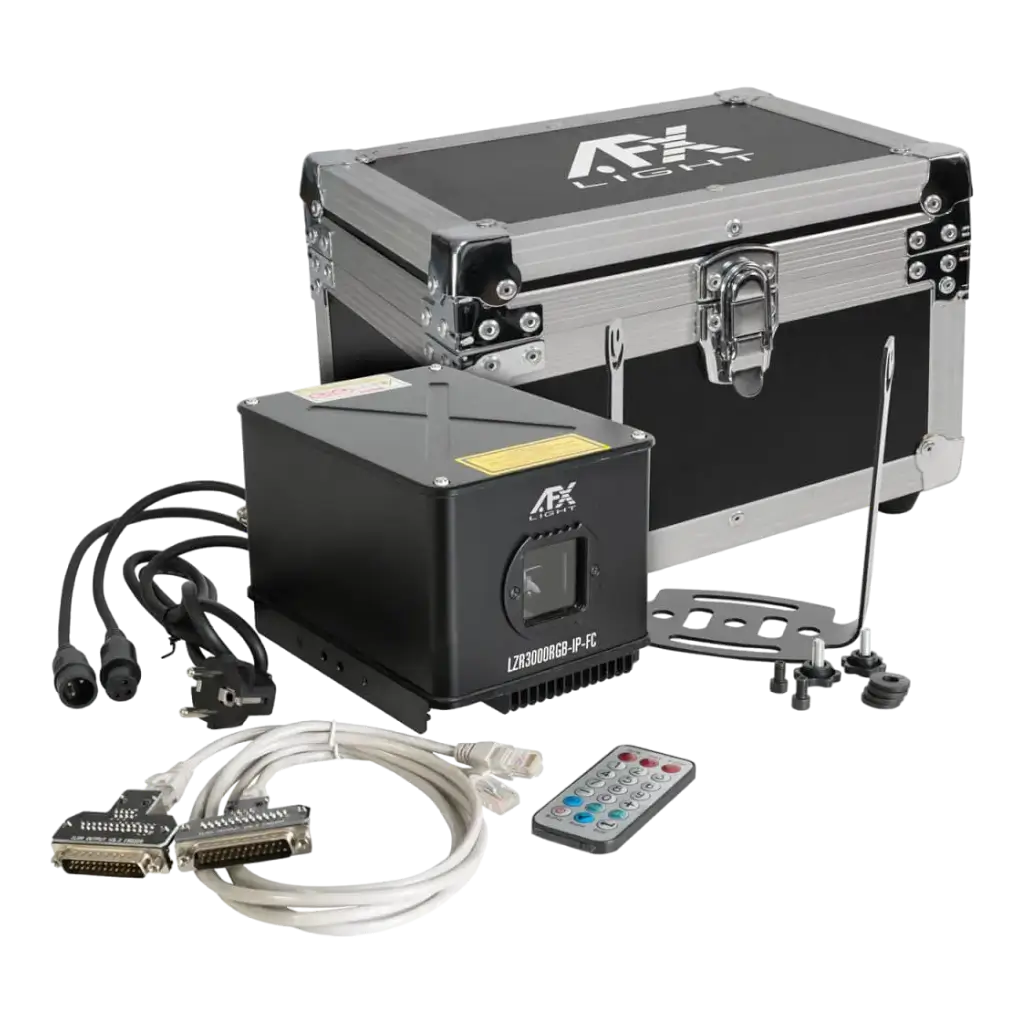 RGB-lasermachine met opbergkoffer LZR3000RGB-IP-FC