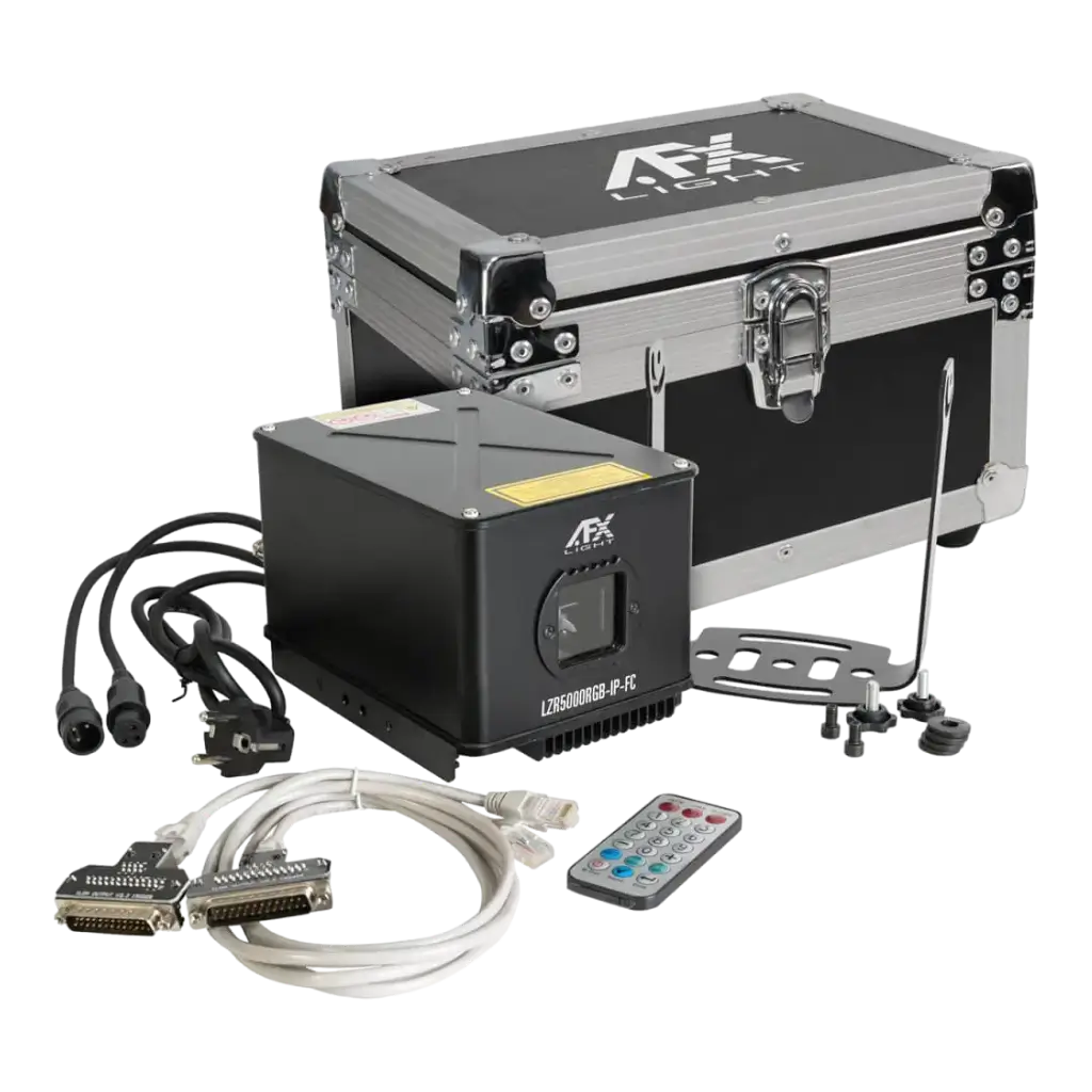 RGB-lasermachine met opbergkoffer LZR5000RGB-IP-FC