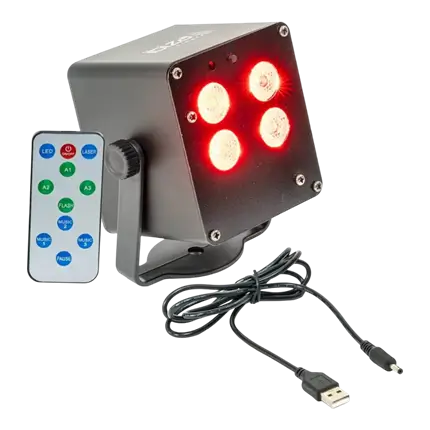 TINYLED-RGB-WASH Miniatuur LED WASH Draadloze Machine