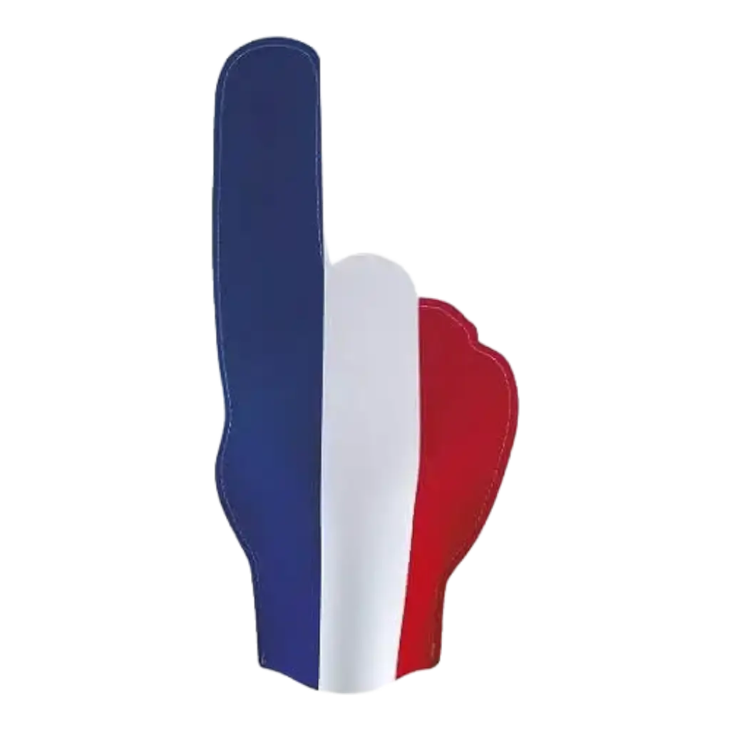 Reuze Foam Hand voor Frankrijk Supporter 49cm