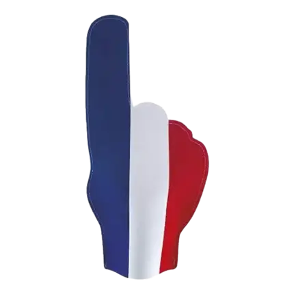 Reuze Foam Hand voor Frankrijk Supporter 49cm