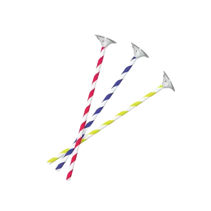 10 Ballonstelen 40 CM in 100% BIODEGRADABLE Karton