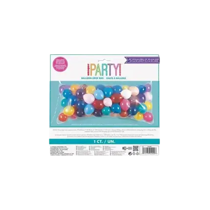 Kunststof ballonglijbaan 200x91cm (verkocht zonder ballonnen)