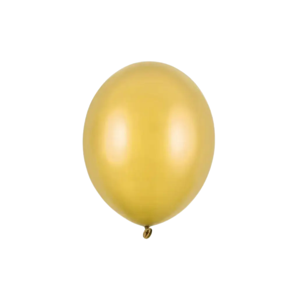 Set van 10 metallic gouden ballonnen