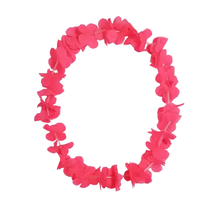 Neon Roze Hawaiiaanse Fluorescerende Ketting