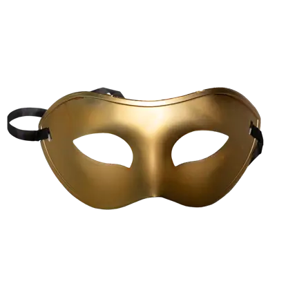 Venetiaans wolvenmasker - Goud