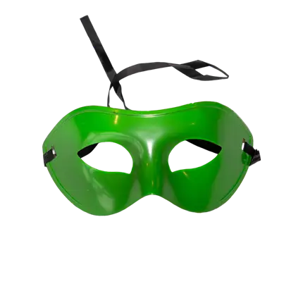 Venetiaans wolvenmasker - Groen