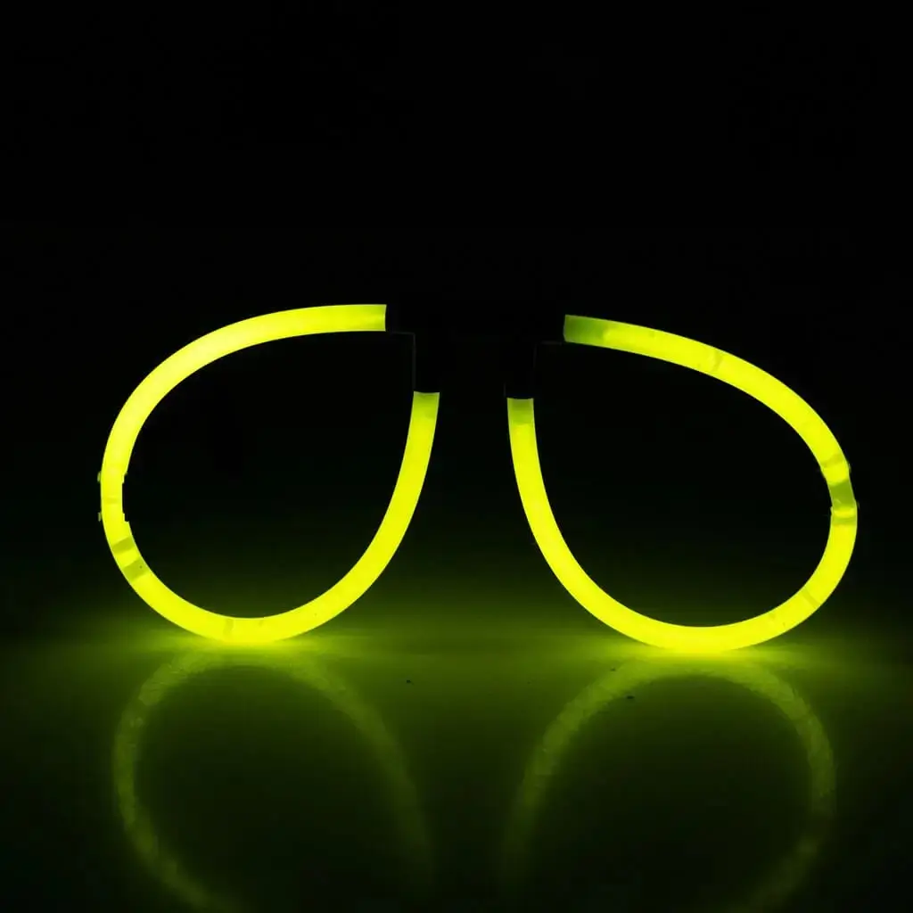 Gele fluobril - set van 2 paar