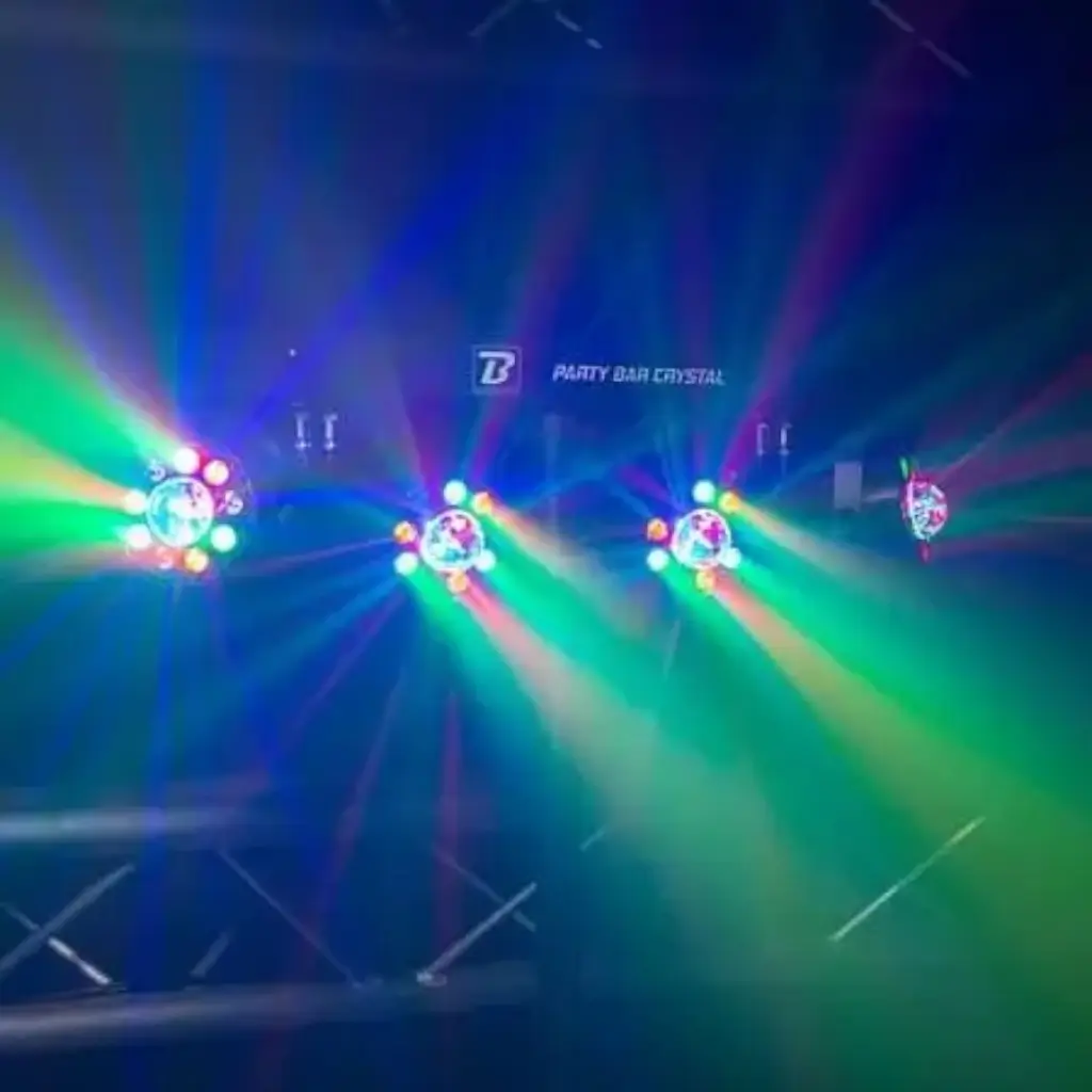 BoomTone DJ LED-effectenbalk - Partybar Crystal MKII