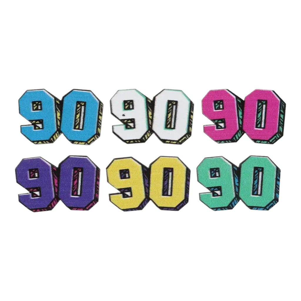 90's Parsemer Deco - Set van 12