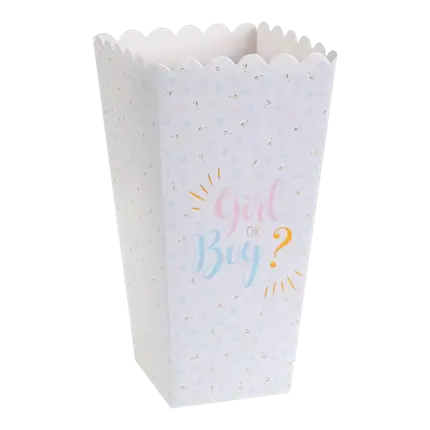 Cornet Geslachtsaankondiging Meisje of Jongen ? - Set van 8