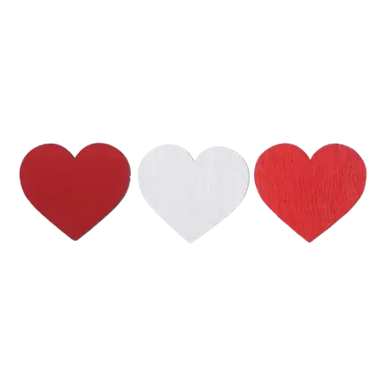 Tafeldecoraties voor Valentijnsdag - Set van 10