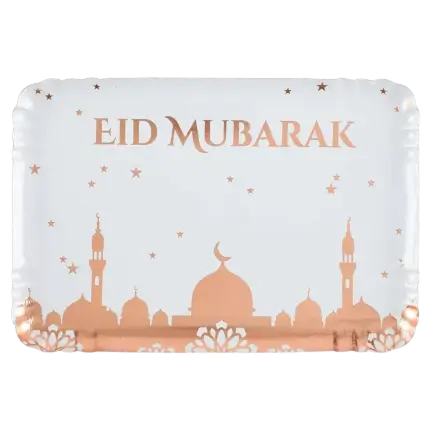 Eid Mubarak dienblad - Set van 5