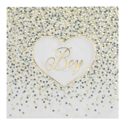 Meisje & Jongen Blauwe Handdoek - Set van 20