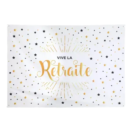 Vive la retraite achtergrond