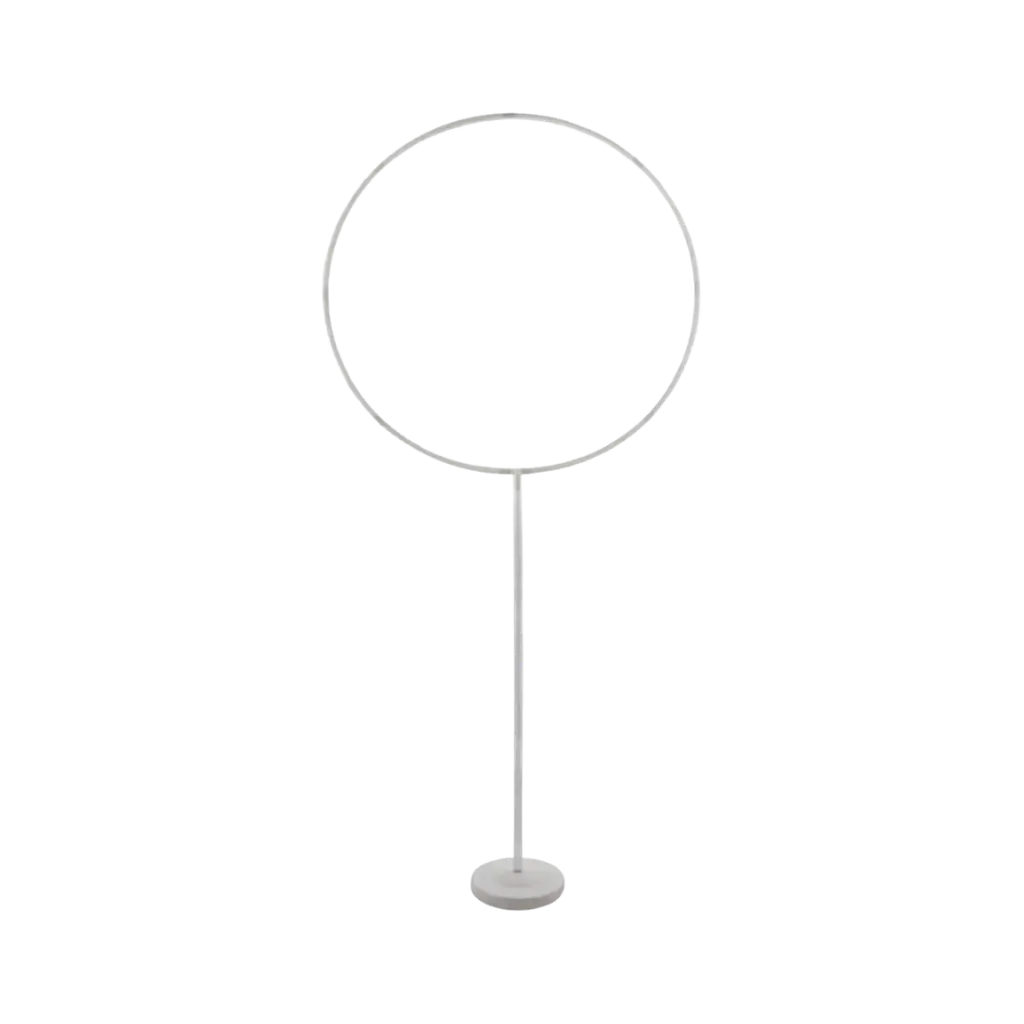 Witte ballonhouderring - 160cm