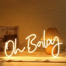 Oh Baby Neon Licht Warm Wit
