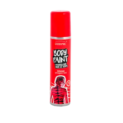 Lichaamskleurspray, rood, 75 ml