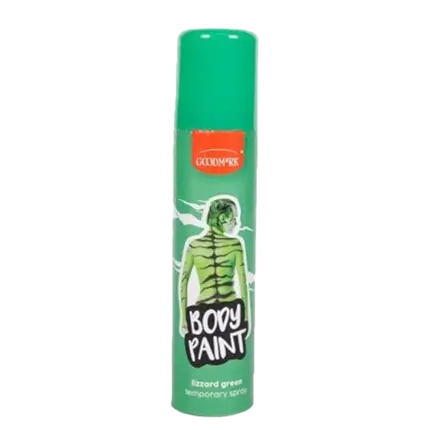 Lichaamskleurspray, groen, 75 ml