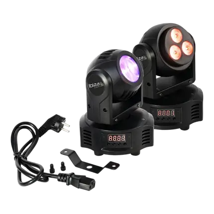 MH BEAM WASH Dubbele lier DMX