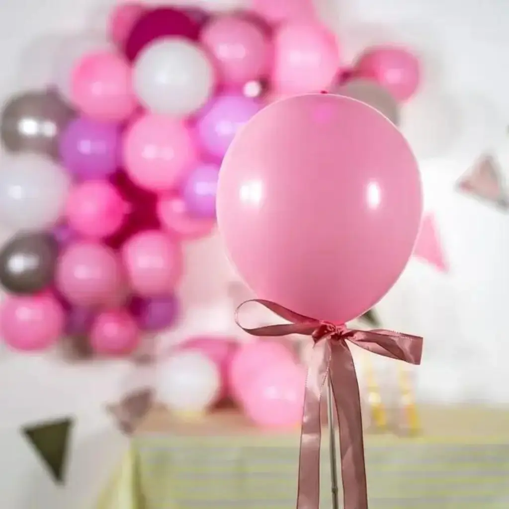 Illooms® LED-ballonnen van latex - Roze