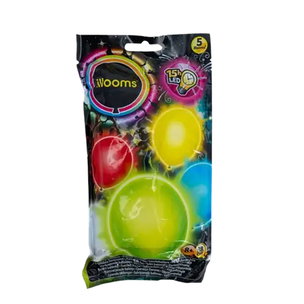 Illooms® LED-ballonnen van latex - Gemengde kleuren