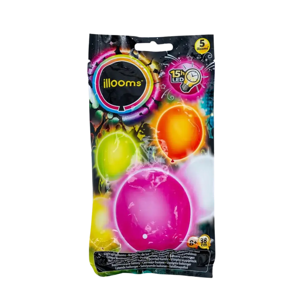 Illooms® LED-ballonnen van latex - Zomer kleuren