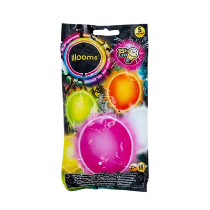 Illooms® LED-ballonnen van latex - Zomer kleuren