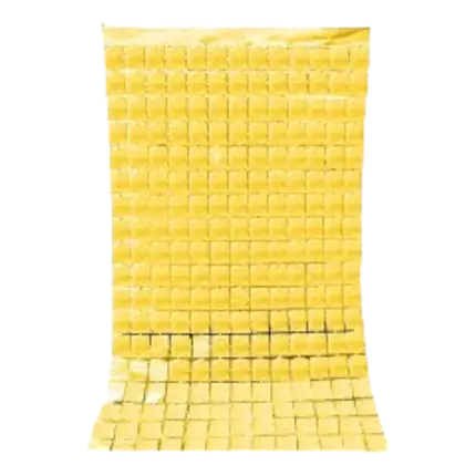 Glinsterend gordijn Goudvierkant