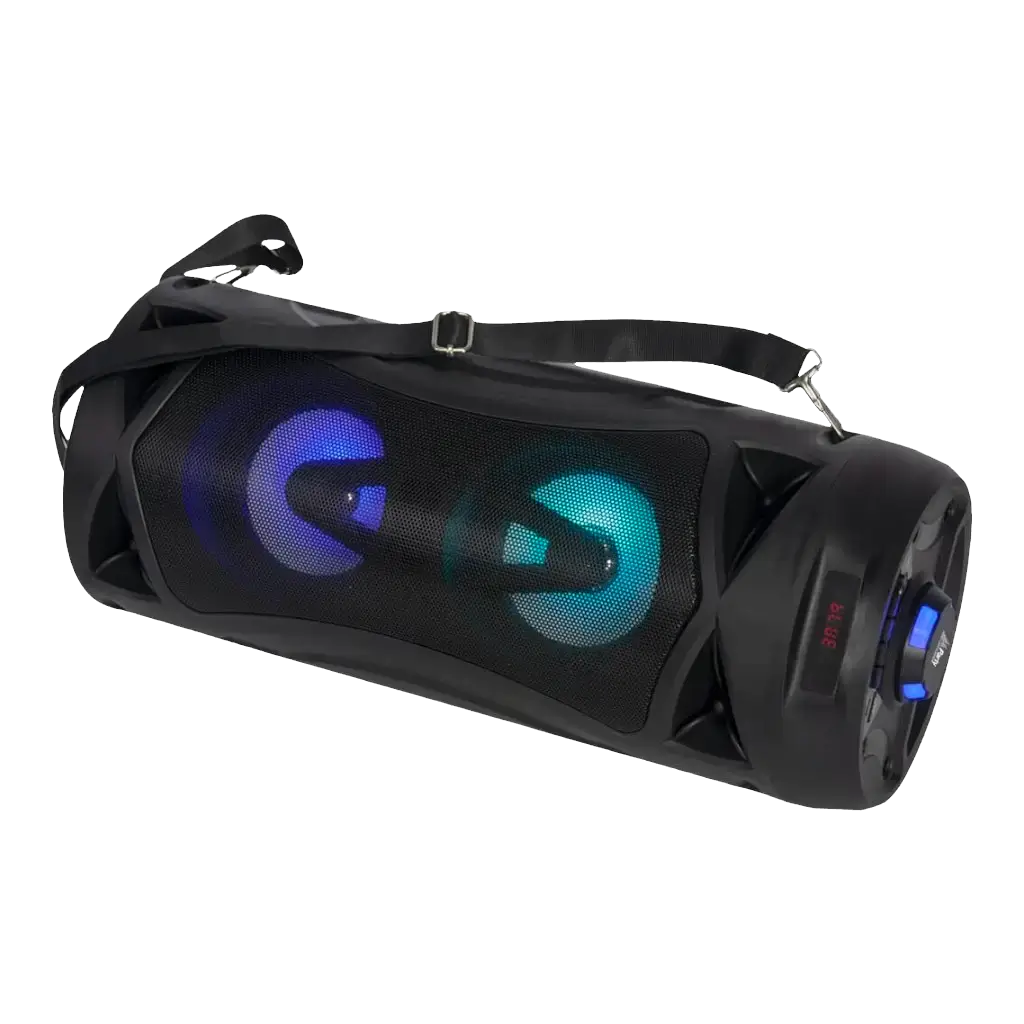 BLUETOOTH LED SPEAKER MET USB & MICRO-SD PARTY-BAZOOKA