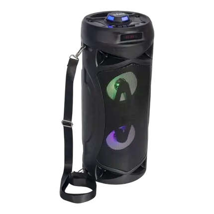 BLUETOOTH LED SPEAKER MET USB & MICRO-SD PARTY-BAZOOKA