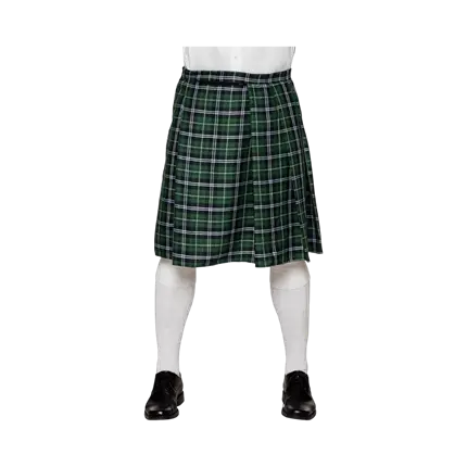 Mr Tartan groene tartan rok kilt