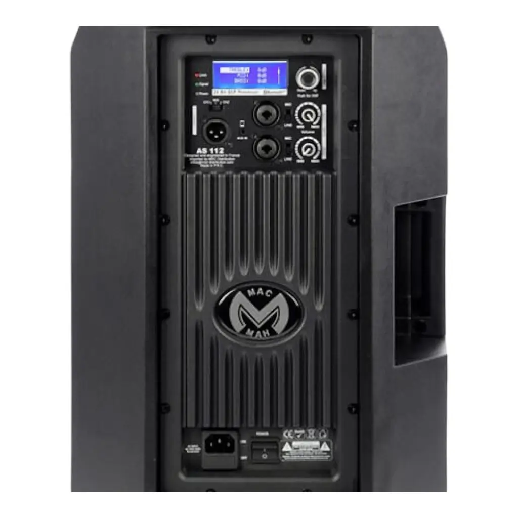 Mac Mah AS112 12" 1000W Bi-versterkte luidsprekers