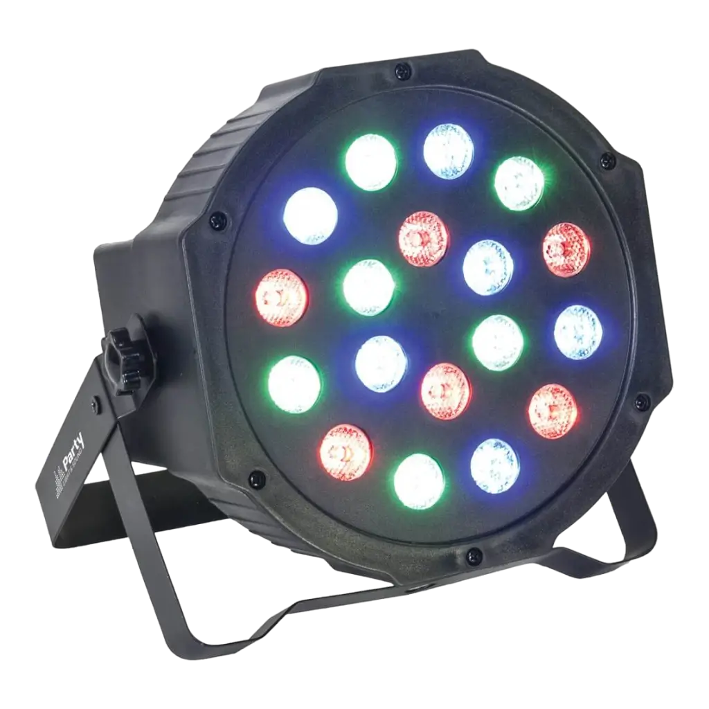 LED RGB DMX PAR schijnwerper - 18 LED 1W