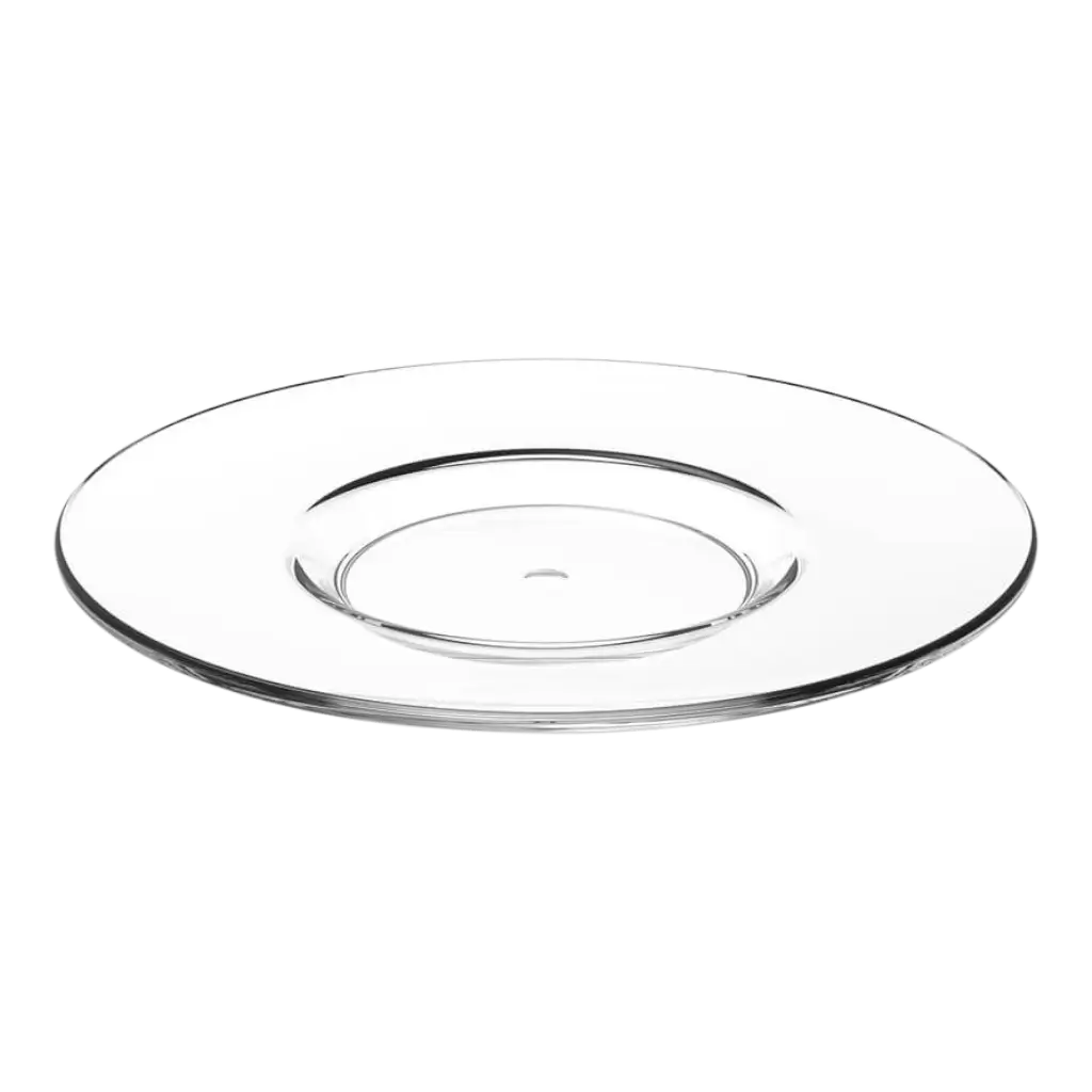 Heldere dubbele espresso onderzetter ø 13cm - Set van 6