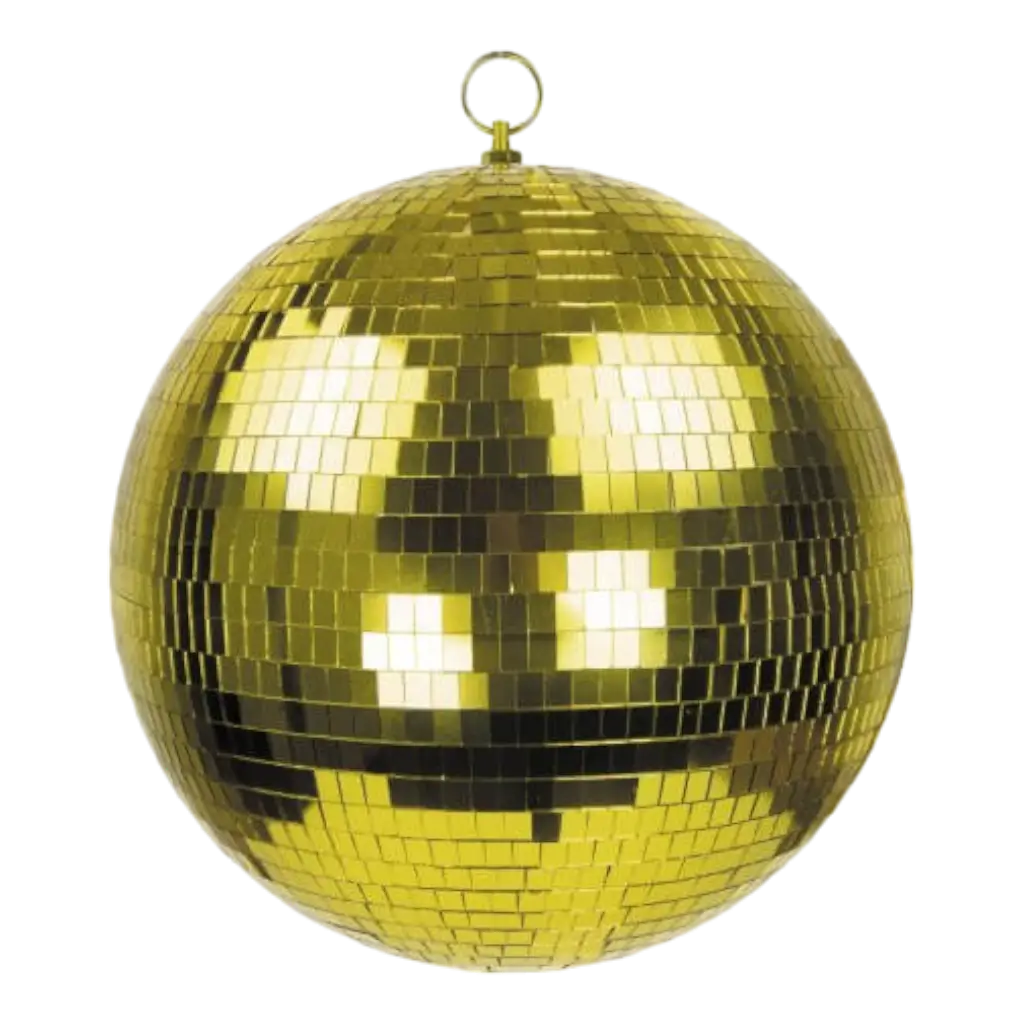 Gouden Disco Gezichtsbal - 20cm